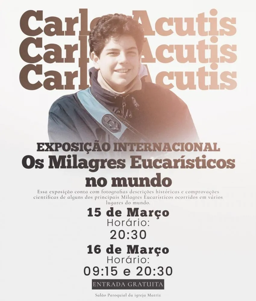 Penha terá exposição sobre provas de milagres no salão paroquial da Matriz