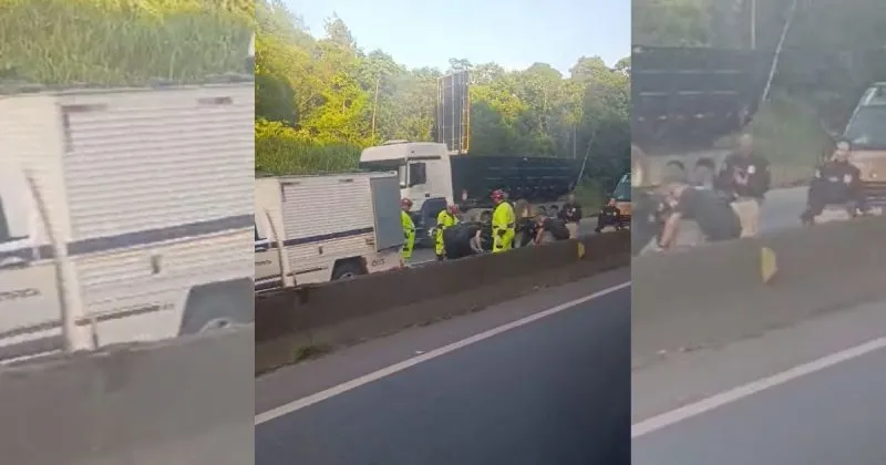 Ciclista morre atropelado ao voltar do trabalho na BR-101 em Joinville