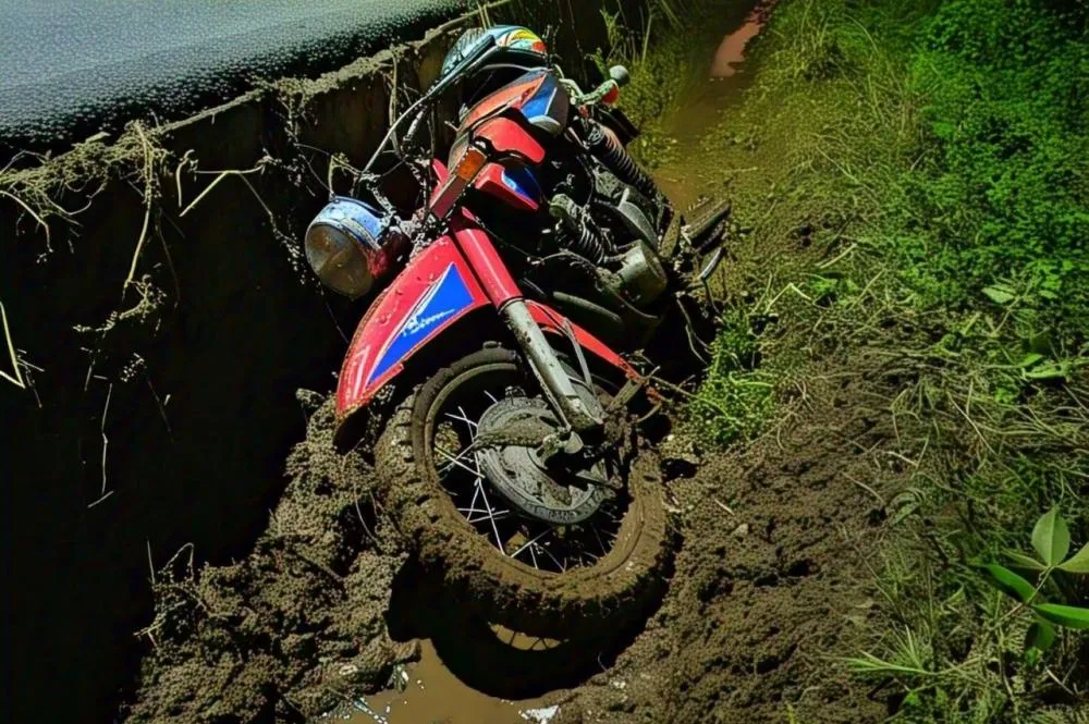 Jovem morre ao cair de moto em Luiz Alvez