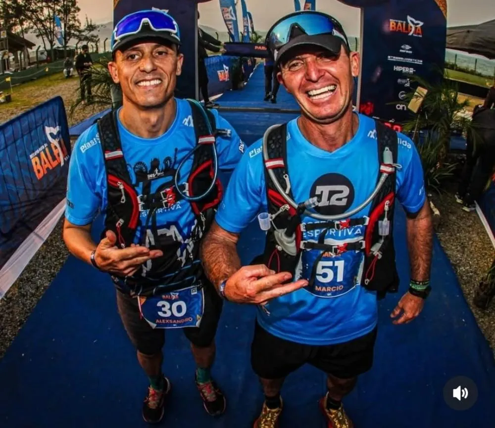 Dupla de Penha fica em sexto na prova de revezamento 30km Pico do Papagaio em Palhoça