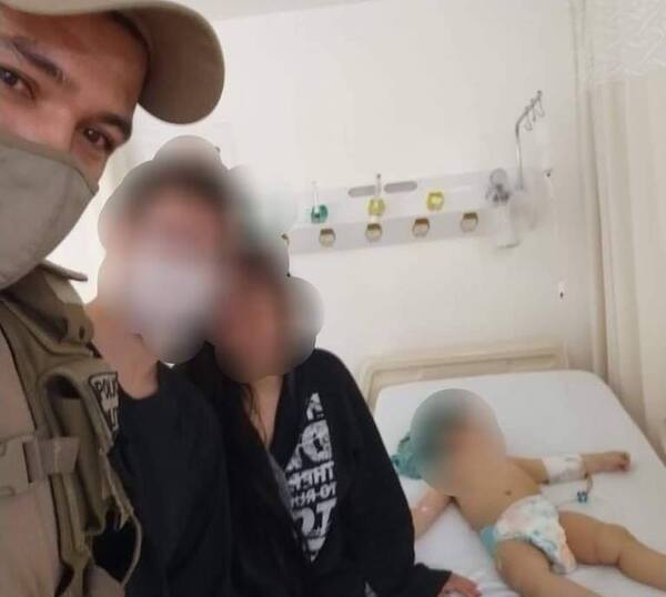 Itajaí: Bebê de um ano com parada cardiorrespiratória é reanimado e salvo por policiais militares