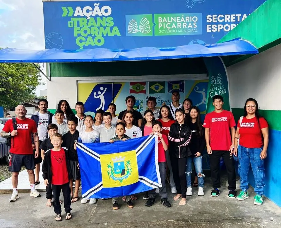 Equipe de Balneário Piçarras faz bonito no Circuito Catarinense de Jiu-Jitsu e conquista 27 pódios