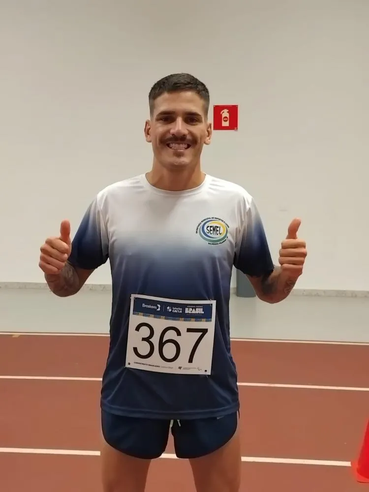 Paratleta de Balneário Piçarras quebra recorde brasileiro nos 5 mil metros em São Paulo