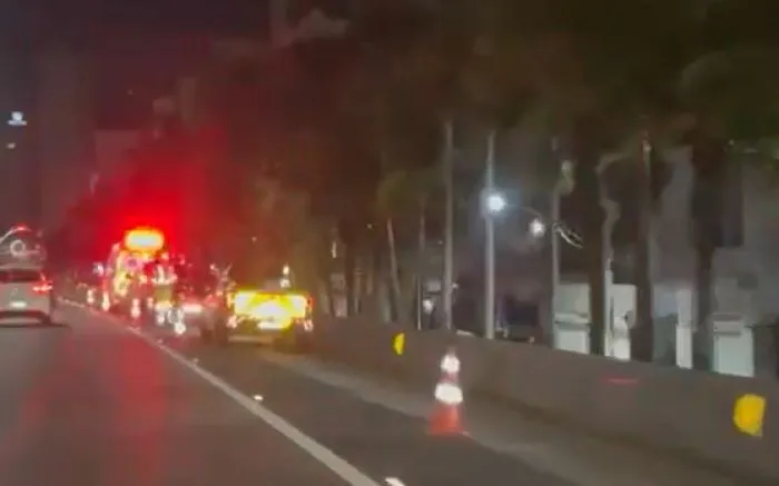 Homem morre atropelado na BR-101 em Balneário Camboriú