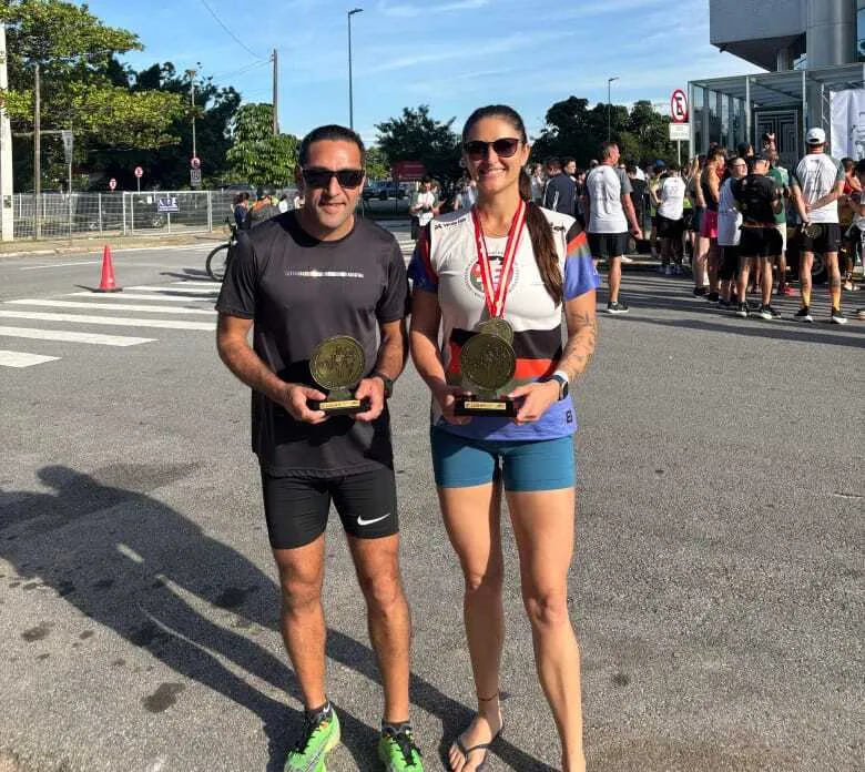 Atletas de Penha fazem bonito na 1ª Corrida do TCE em Florianópolis