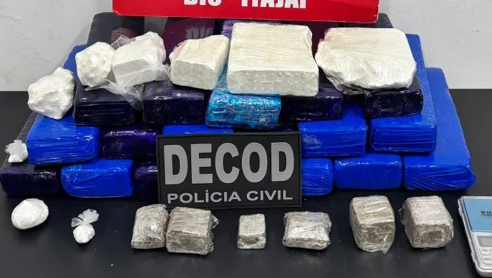 Polícia estoura ponto de tráfico de drogas em Itajaí