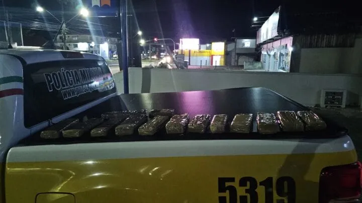 “Perfume” de maconha revela drogas escondidas em caixa de papelão em Garuva