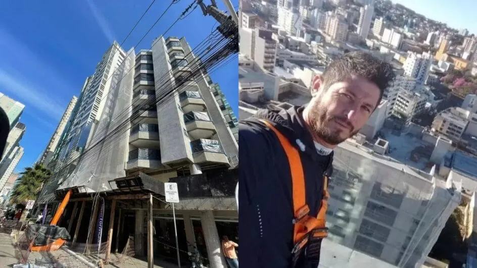 Morre trabalhador que caiu do último andar de edifício em construção em Itapema