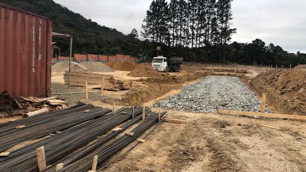 Obras da Estação de Tratamento de Água de Penha estão em ritmo acelerado