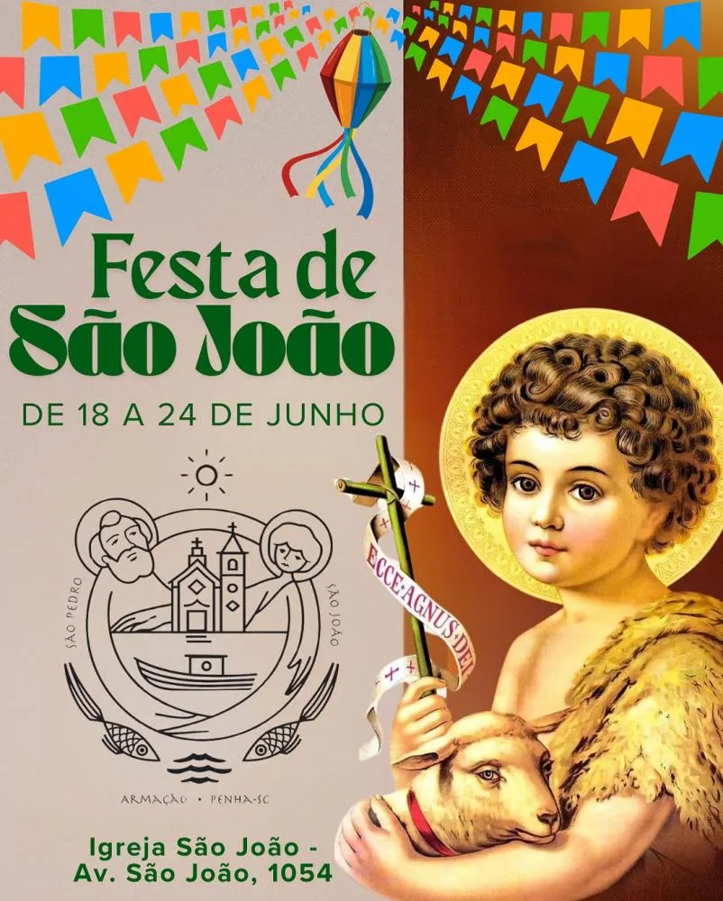 Penha - Iniciam amanhã os festejos da de São João e São Pedro em Armação do Itapocoroy