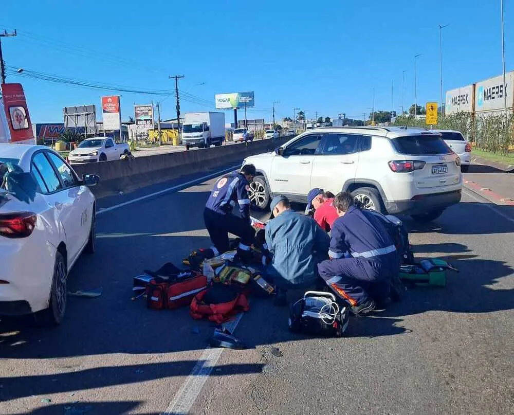 Motociclista morre em acidente na Rodovia Antônio Heil em Itajaí