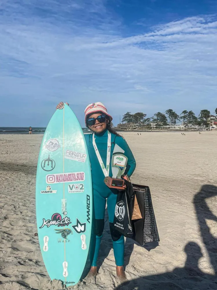 Surfista penhense de 9 anos conquista 4º lugar no Circuito Paranaense de Surf Amador
