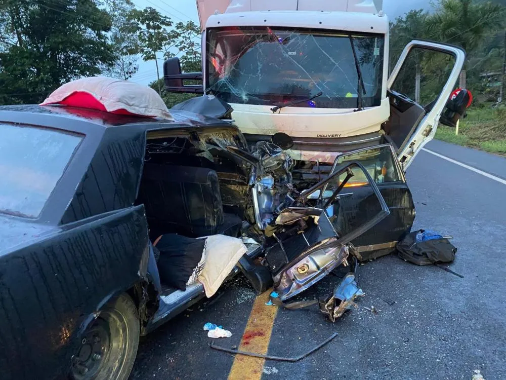 Identificadas as três vítimas fatais do acidente na BR-470 em Apiúna 
