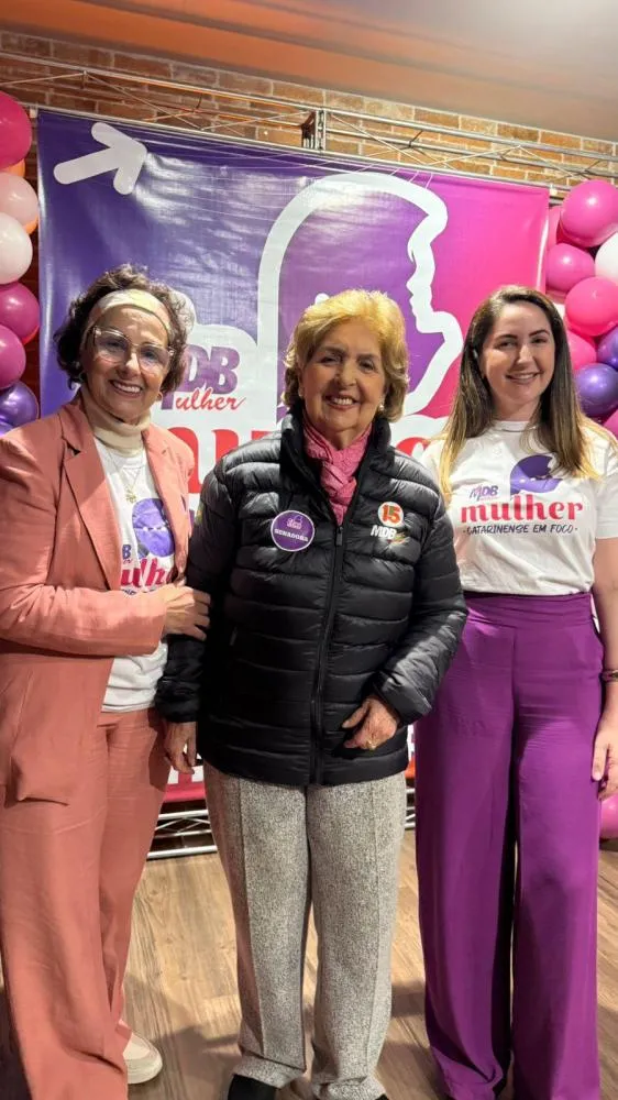 Evento “MDB Mulher em Foco” em Balneário Piçarras reuniu mais 200 mulheres na noite de ontem 