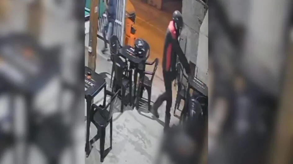 Câmera flagra assassinato a sangue frio dentro de bar em Itapema