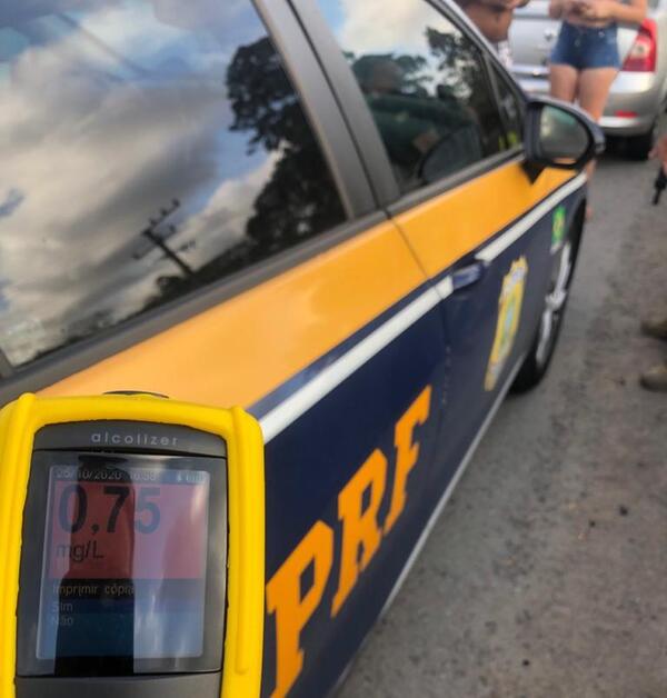 Balneário Piçarras: Motorista embriagado é preso pela PRF na BR-101