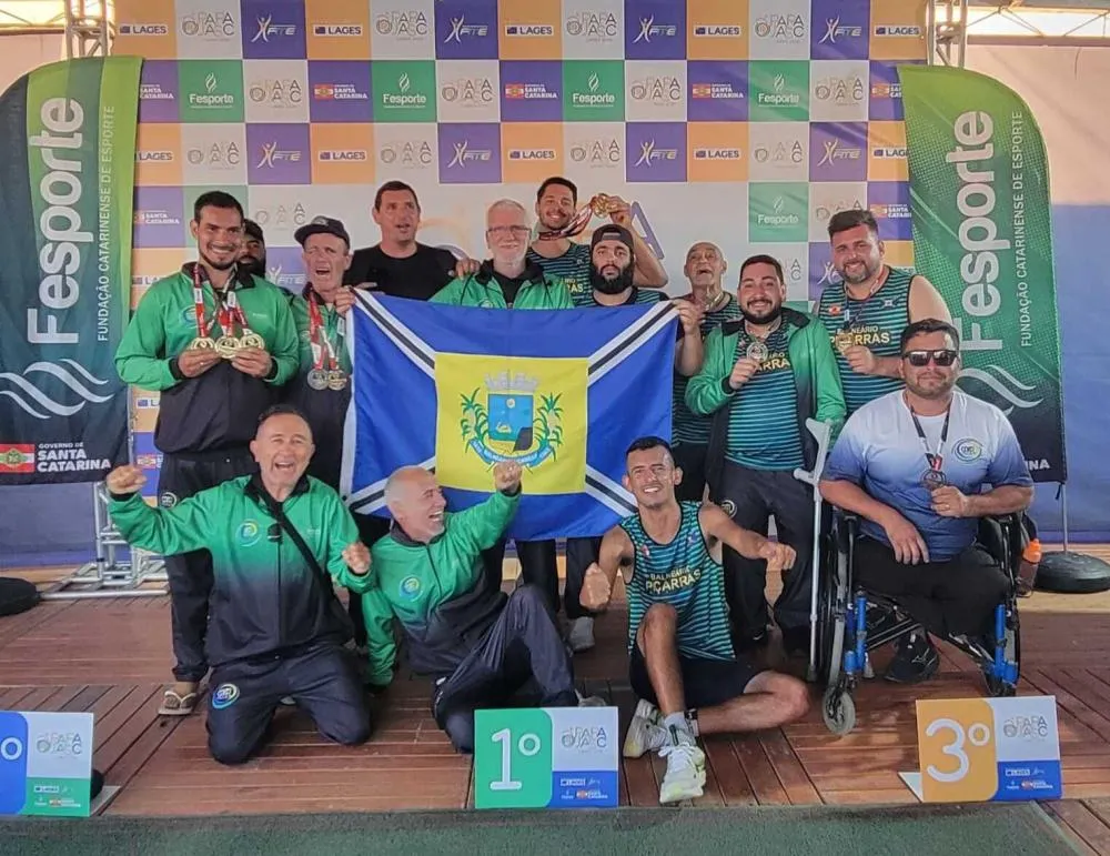 Balneário Piçarras conquista 25 medalhas na estreia no PARAJASC em Lages
