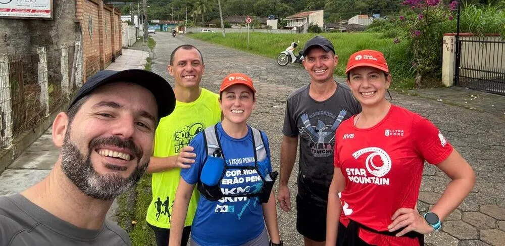 Atletas de Penha fazem bonito no 2º Desafio dos Rochas Trail Run em Pomerode