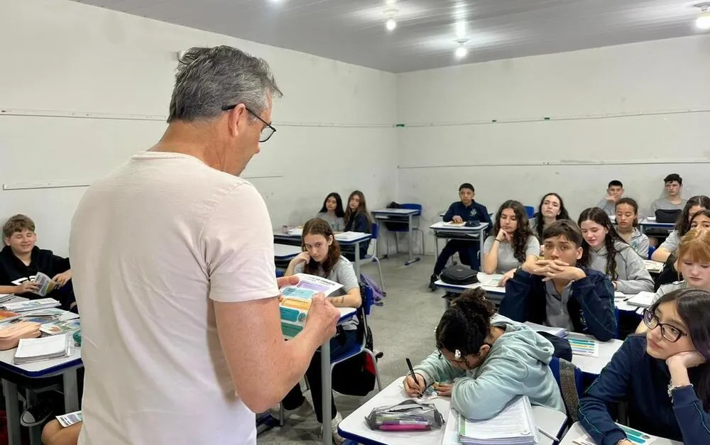 Vereador Bira Andrade promove Educação no Trânsito nas escolas de Balneário Piçarras