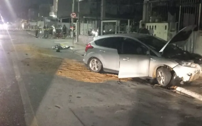 Motorista é presa após provocar acidente que matou motociclista no bairro São Vicente em Itajaí