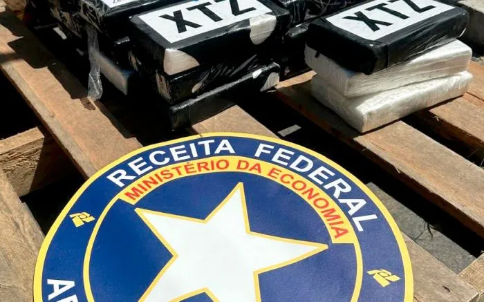 Carregamento cerca de 29 quilos de cocaína é achado na Portonave em contêiner que ia pra Espanha