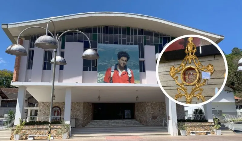 Coração de São Carlo Acutis chega a Brusque para visita inédita