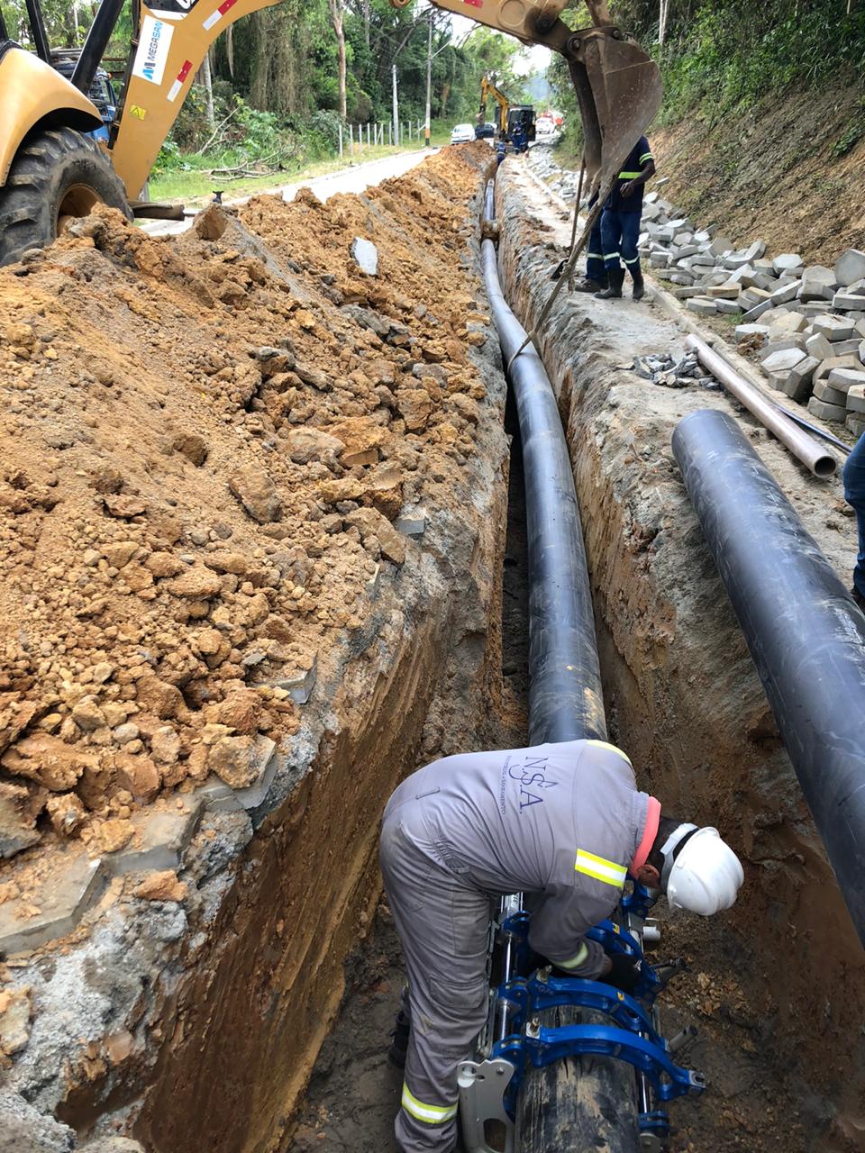 Obras da Estação de Tratamento de Água de Penha estão dentro do cronograma