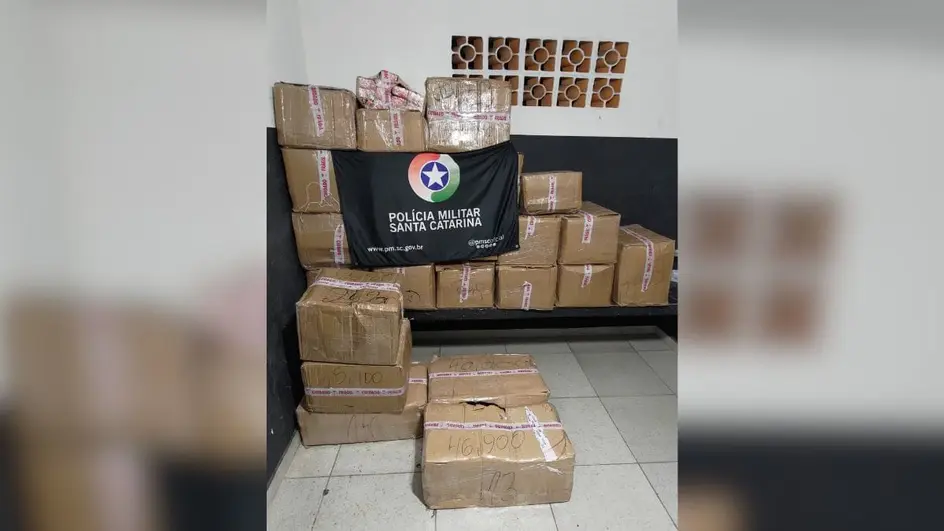 Homem é preso com 740 quilos de maconha em Balneário Piçarras após perseguição policial 