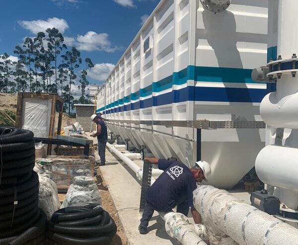 Obras da ETA Penha avançam no bairro Santa Lídia