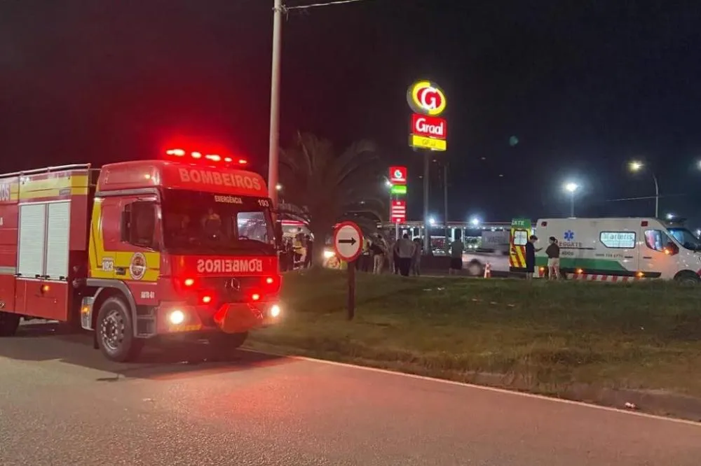 Jovem é atropelado na BR-101 em Balneário Piçarras e fica gravemente ferido