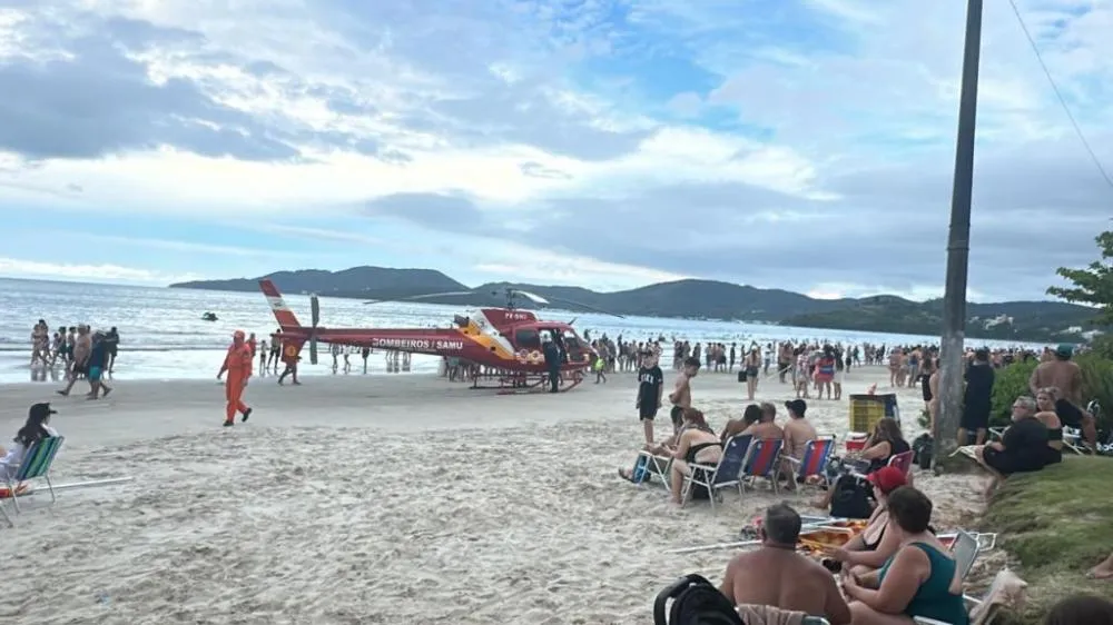 Afogamento termina em morte de idoso na praia do Perequê em Porto Belo