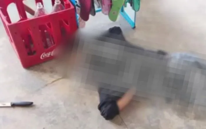 Homem invade mercado na Pedra de Amolar com faca e é morto a tiros em Ilhota