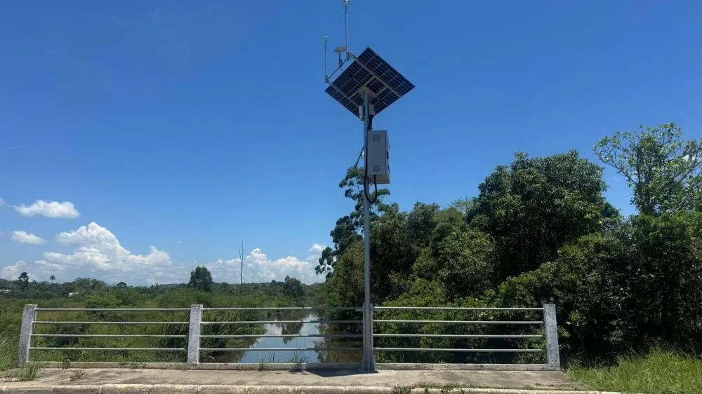 Penha recebe da Defesa Civil de SC equipamento de monitoramento hidrometeorológico