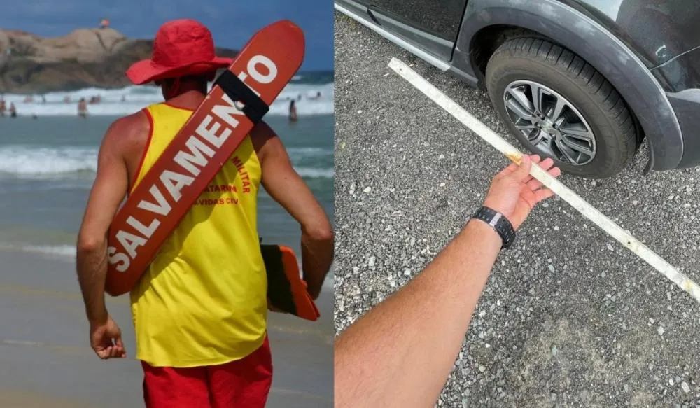 Preso homem que agrediu guarda-vidas com barra de ferro no molhe da praia da Atalaia