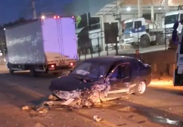 Acidente na BR-470 entre Blumenau e Indaial provoca congestionamento na região