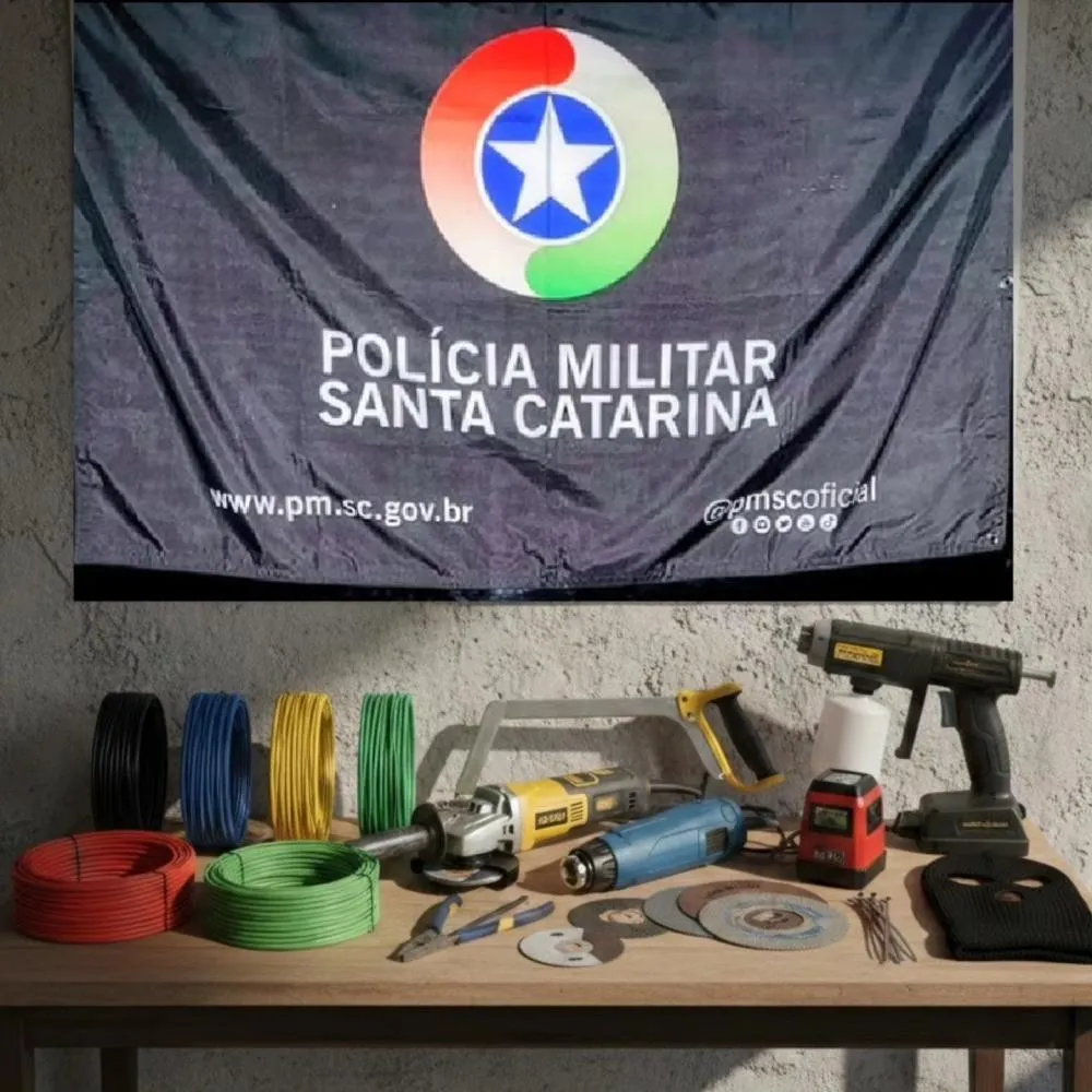 Ladrão de fiação elétrica é preso em flagrante em Balneário Piçarras 