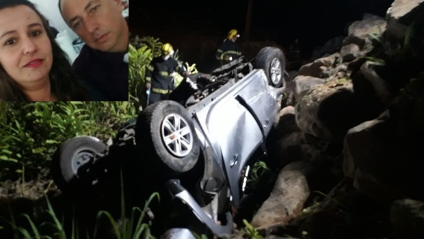 Gaspar: Casal que morreu na BR-470 em acidente provocado por motorista bêbado é identificado pelo IML