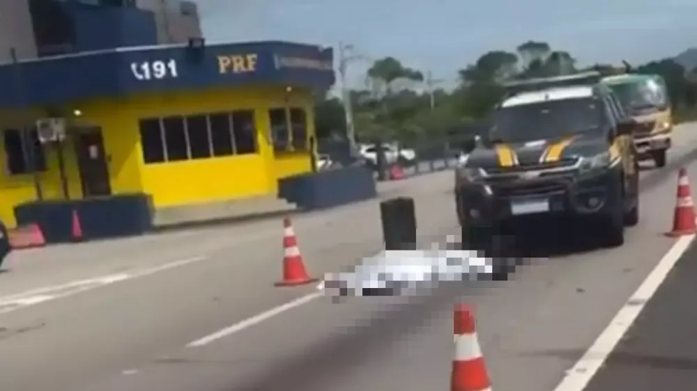 Homem atropelado por carreta na BR-101 em Itapema é identificado