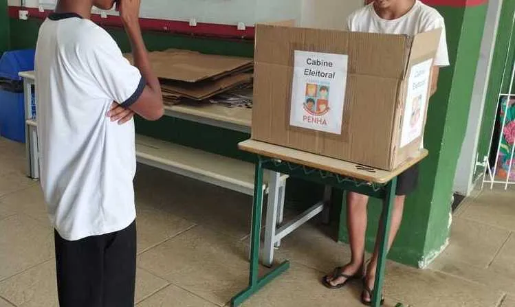 Semana de eleições para a Câmara Mirim 2026 em Penha