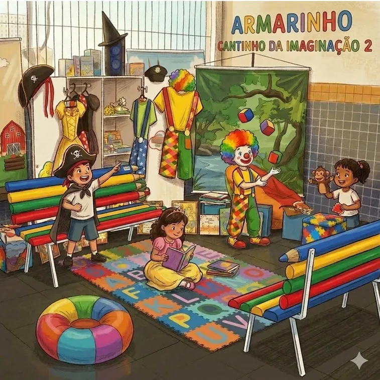 Projeto ‘Armarinho’ amplia acesso à cultura e à imaginação para crianças em Araquari