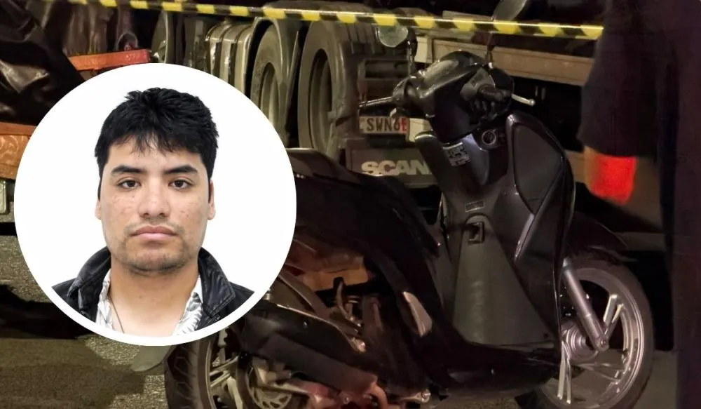 Chileno morre esmagado por caminhão em acidente na Contorno Sul em Itajaí
