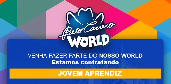 Parque Beto Carrero abre inscrições para o Programa Jovem Aprendiz