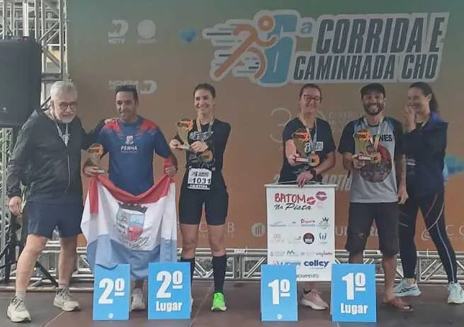 Cristiano Alexandrina é pódio na 6ª Corrida CHO em Joinville