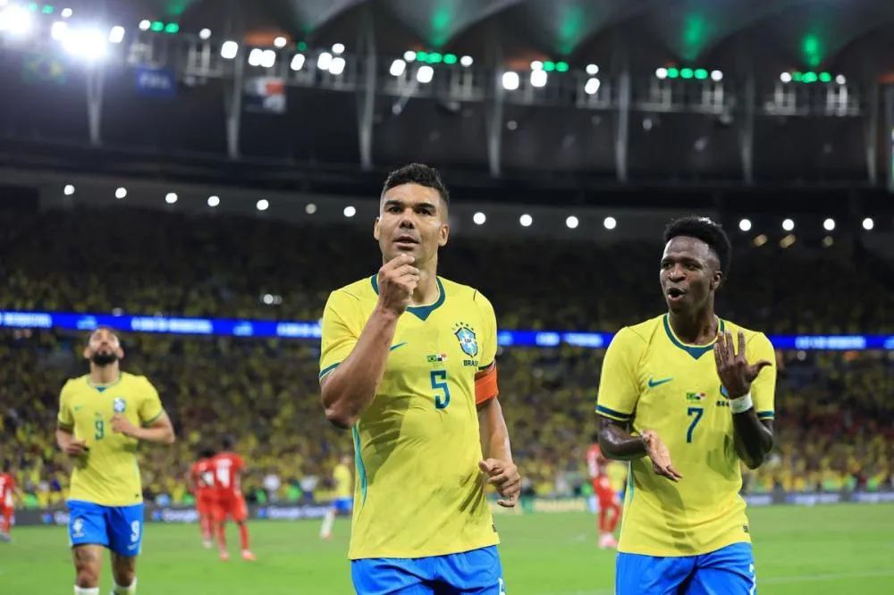 Em último jogo antes de viagem aos EUA, Brasil goleia o Panamá por 6x2