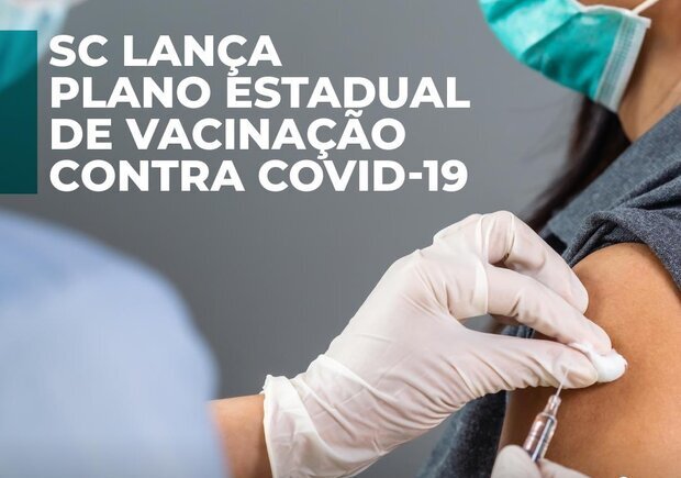 SC lança Plano Estadual de Vacinação contra Covid-19