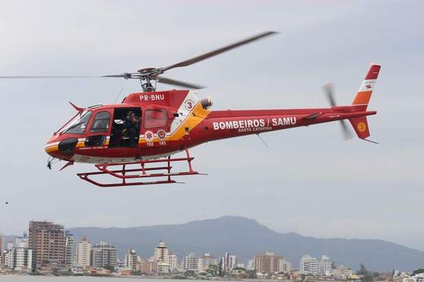 Reforço: Aeronave Arcanjo ficará de plantão no Quartel dos Bombeiros Militar de Navegantes na temporada de verão