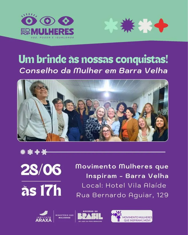 Movi anuncia encontro especial para celebrar criação do Conselho dos Direitos da Mulher 