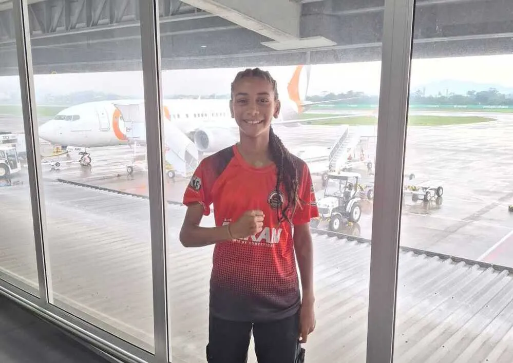 Carateca Júlia Vitória Souza do Couto é Penha na Copa Brasil de Karatê em Goiânia (GO)