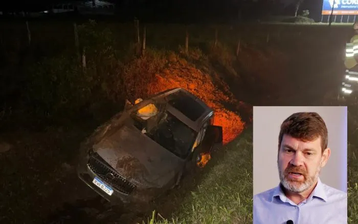 Ex-prefeito Liba Fronza e familiares sofrem acidente na BR-101