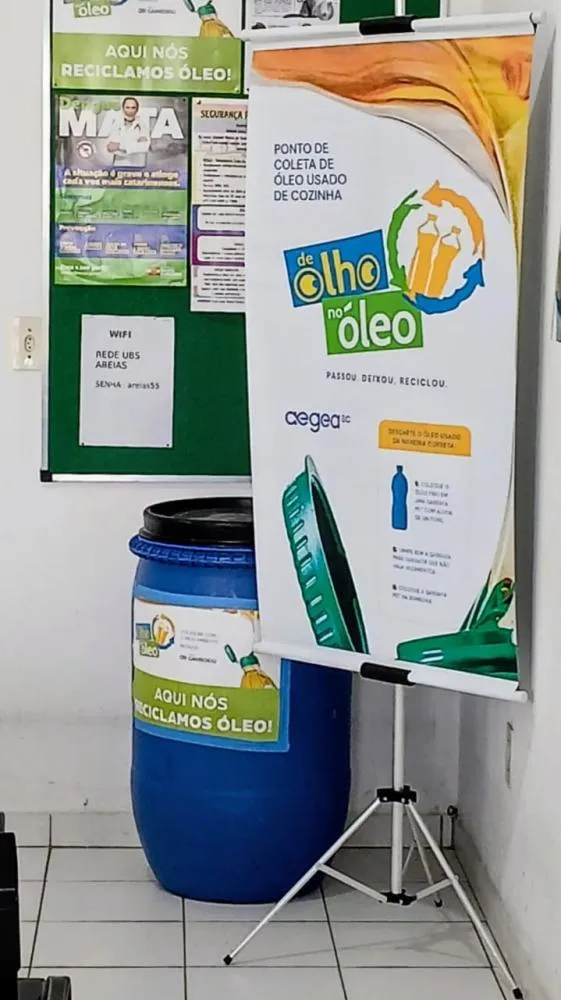 Programa De Olho no Óleo: concessionárias da Aegea SC recolhem mais de 2,4 mil litros de óleo usado nos cinco primeiros meses de 2026